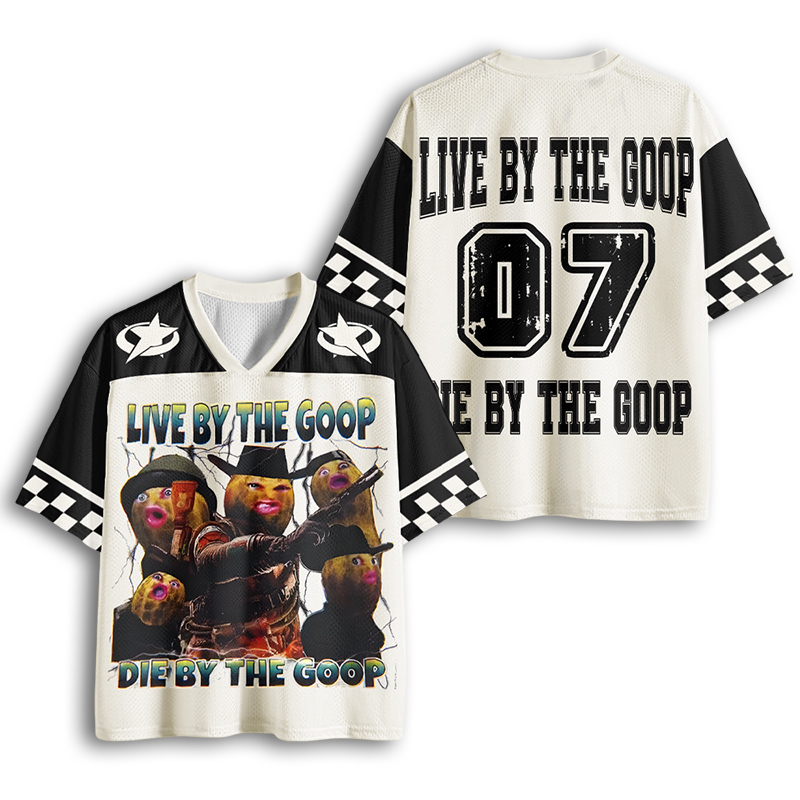 Tokyoviva LIve By The Goop Die By The Goop Mesh Jersey