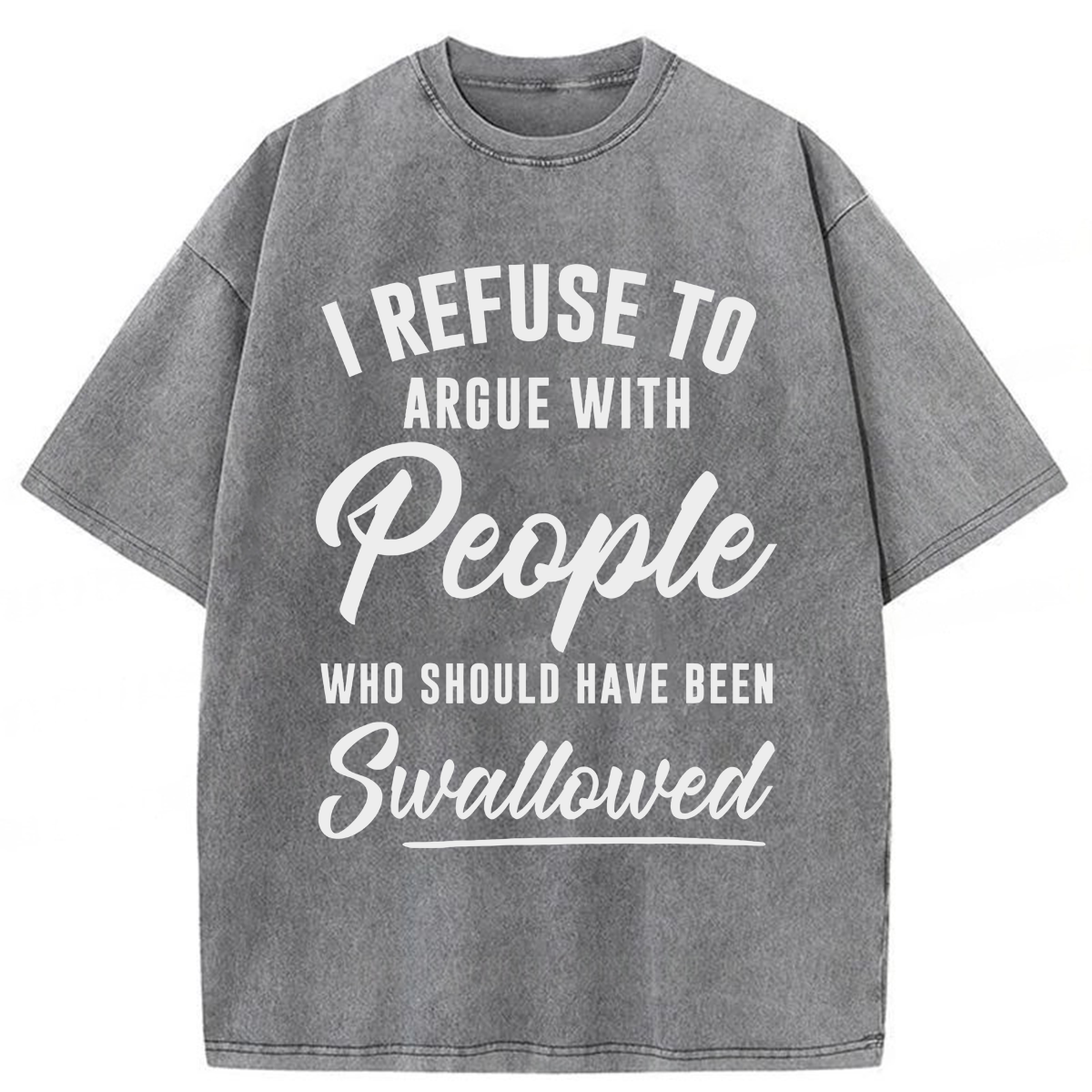 Tokyoviva I Refuse To Argue With People Washed T-shirt