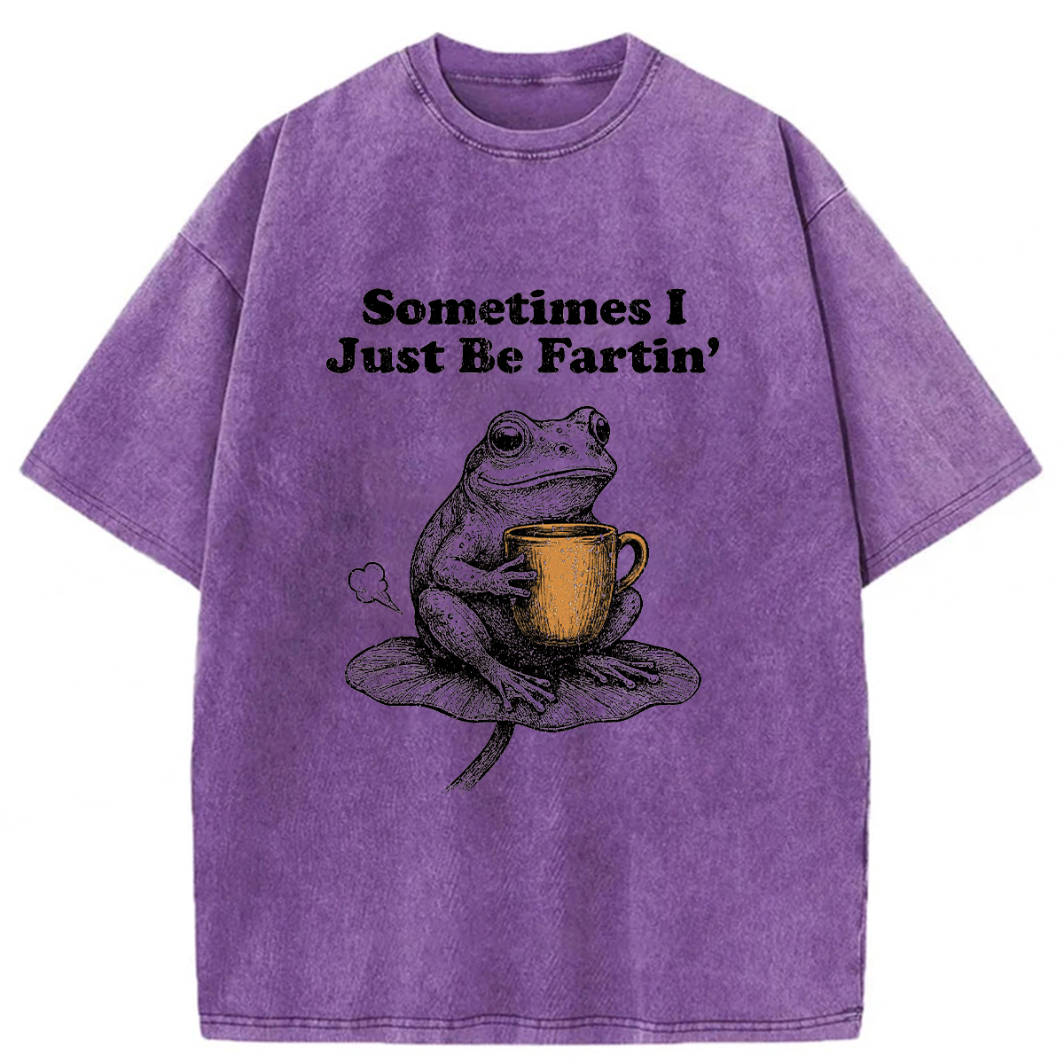 Tokyoviva Farting Frog Washed T-shirt