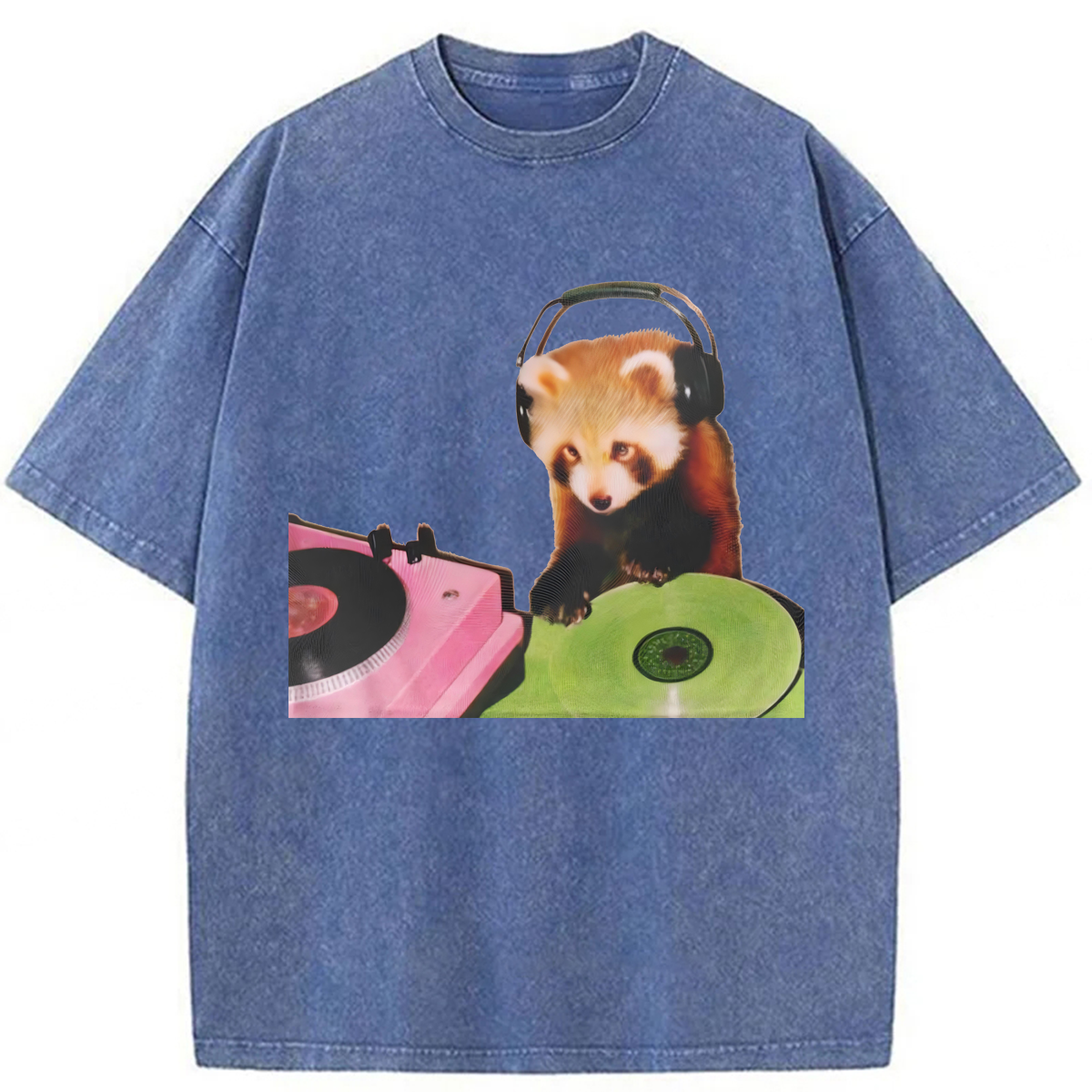 Tokyoviva Red Panda DJ Washed T-shirt
