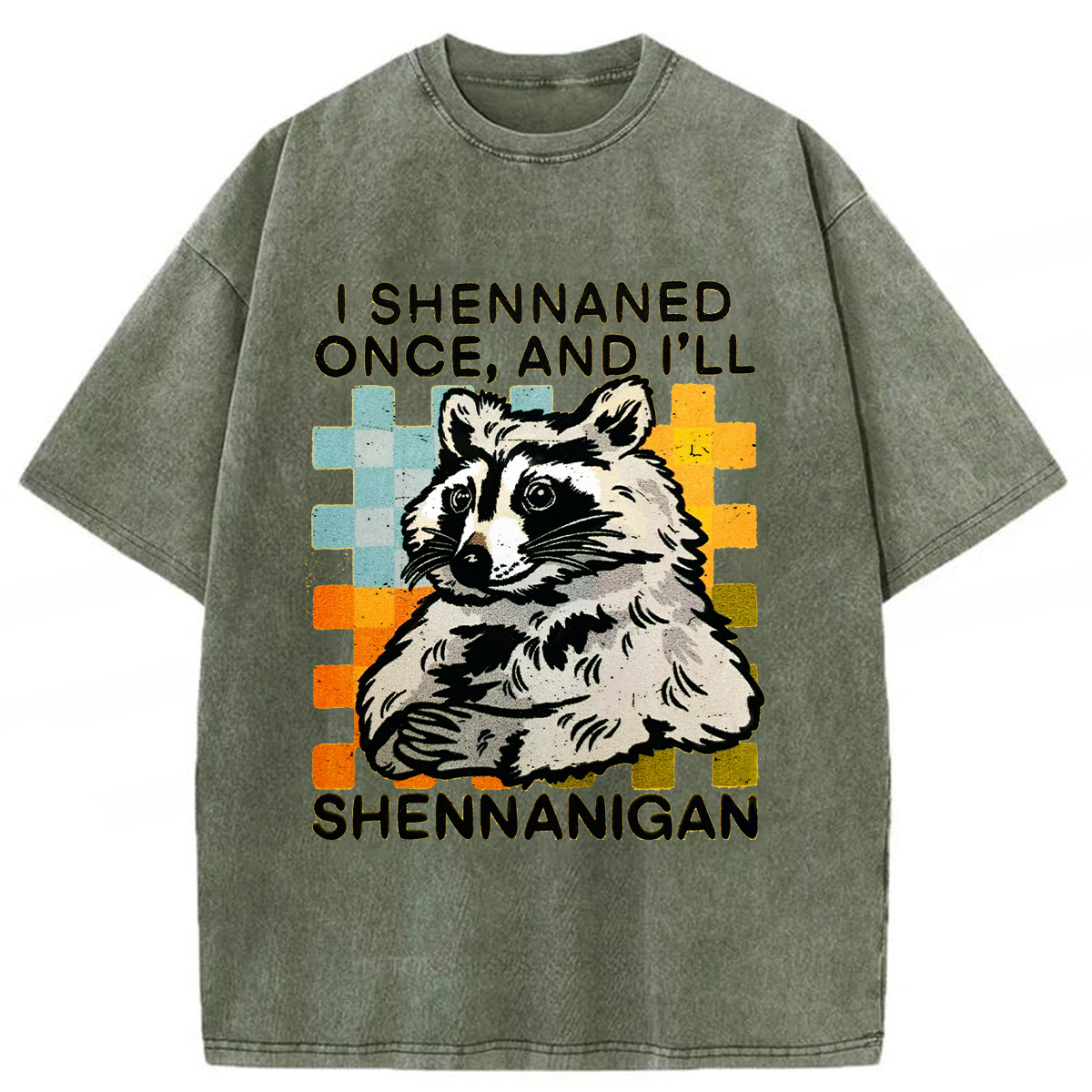 Tokyoviva Mischievous Raccoon Washed T-shirt