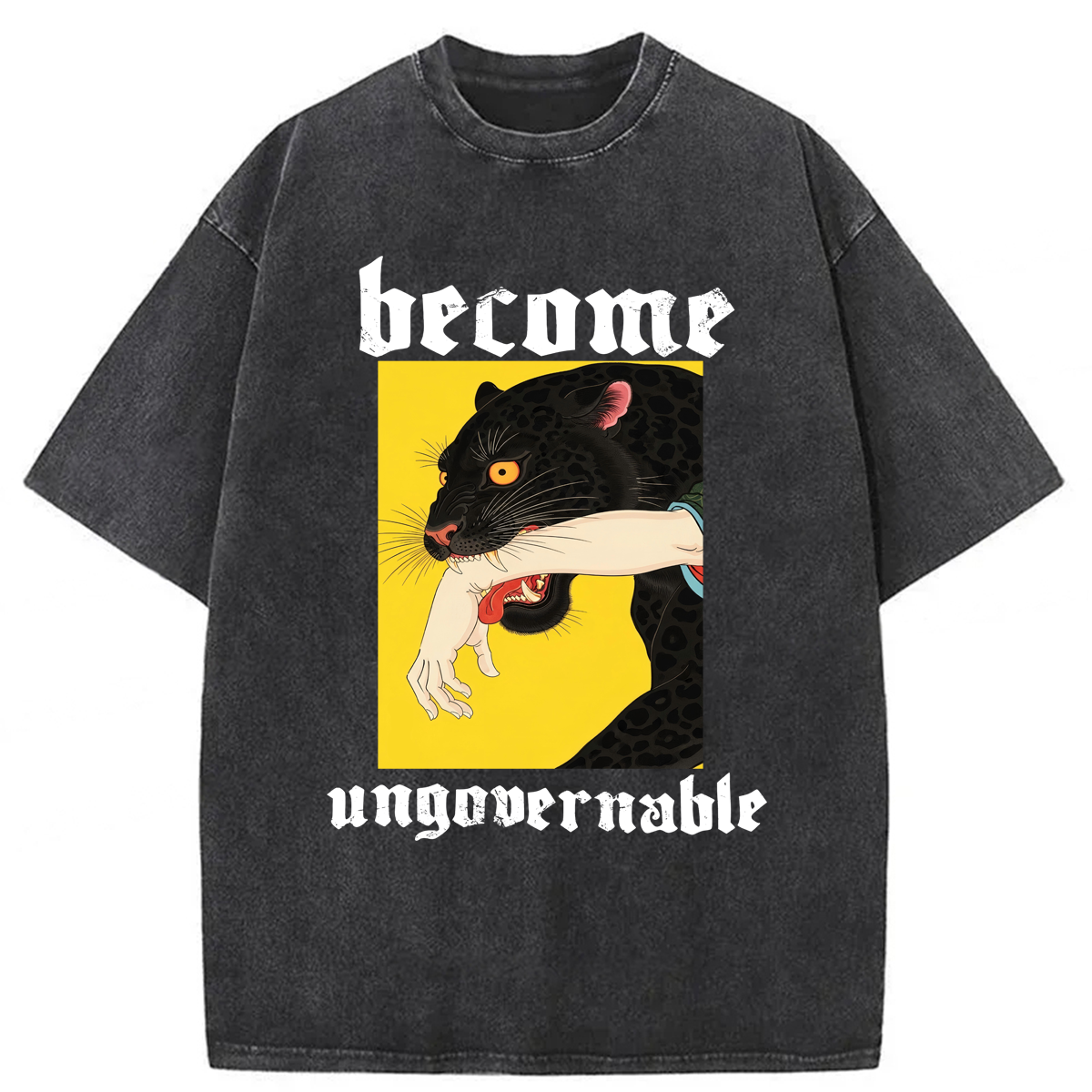 Tokyoviva Become Ungovernable Washed T-shirt