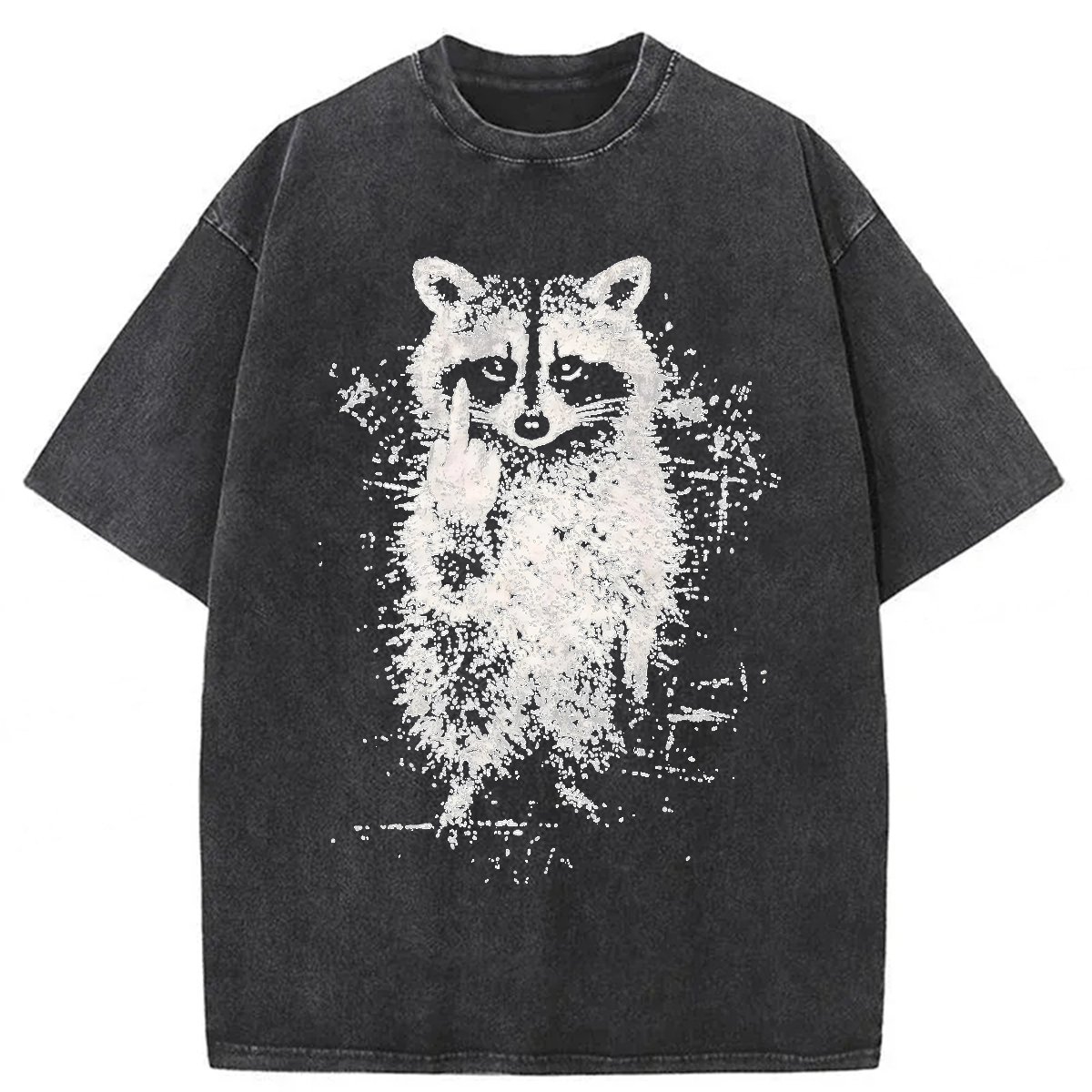 Tokyoviva Funny Sarcasm Raccoon Washed T-shirt