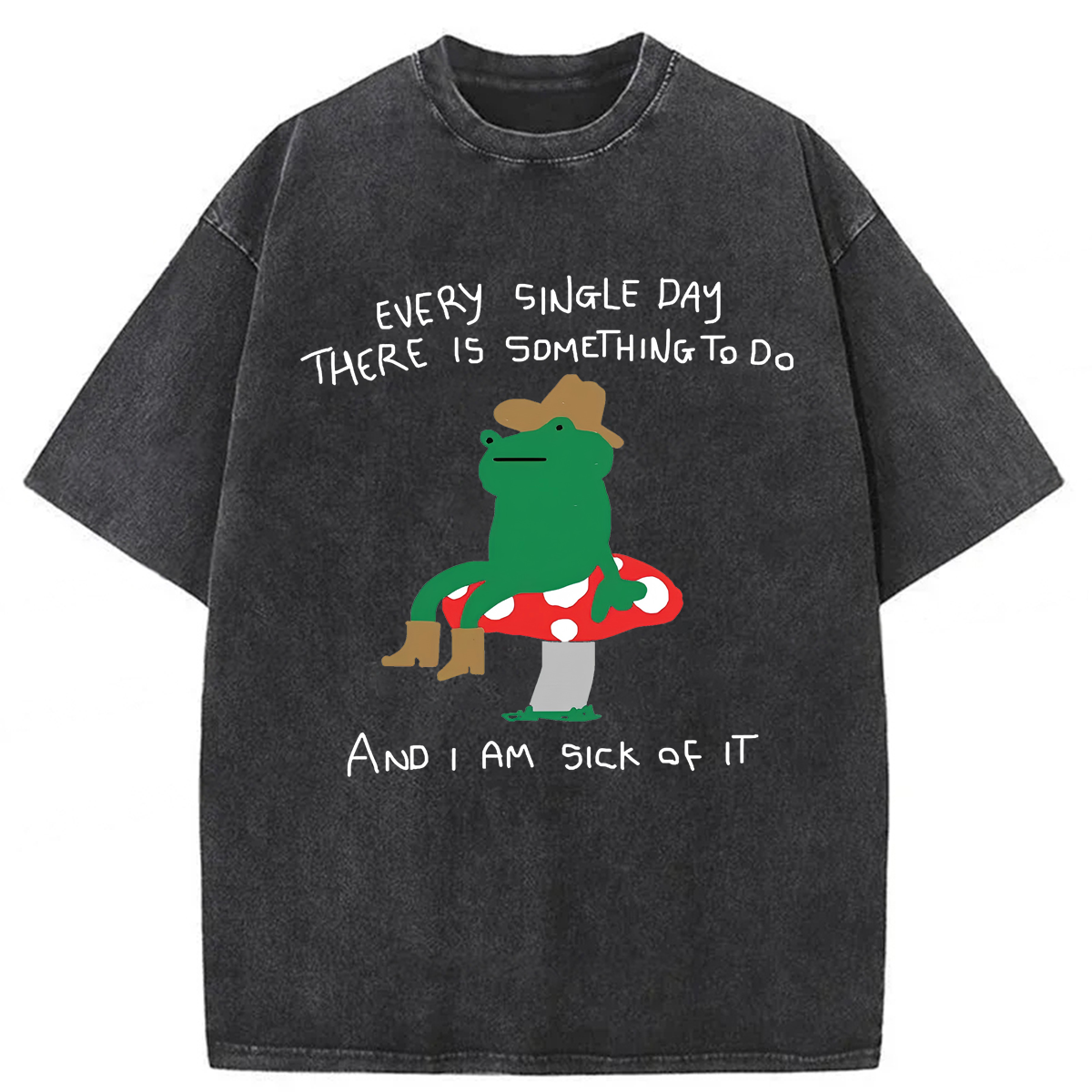 Tokyoviva Every Single Day There is Something To Do Washed T-shirt