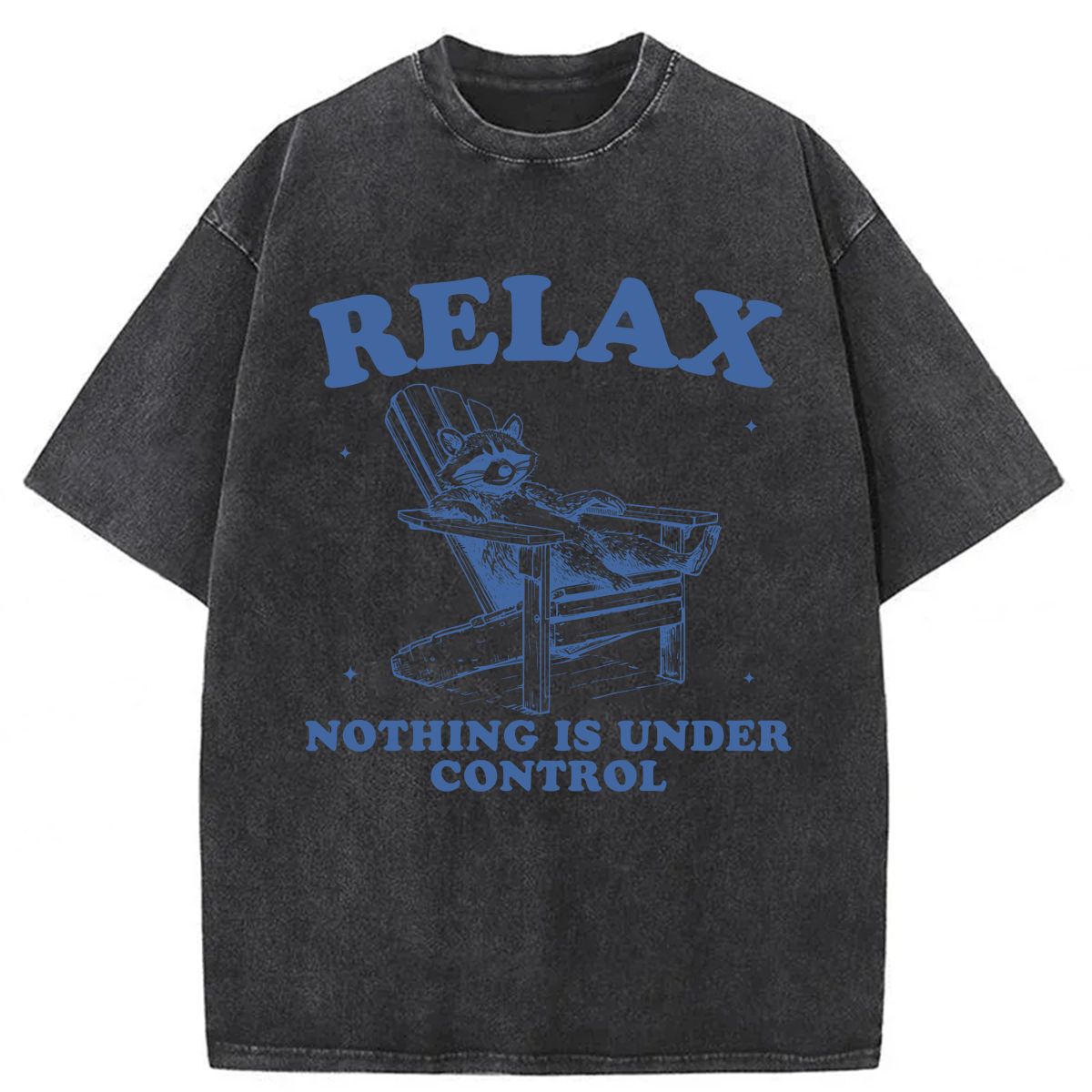 Tokyoviva Relax Nothing Is Under Control Washed T-shirt