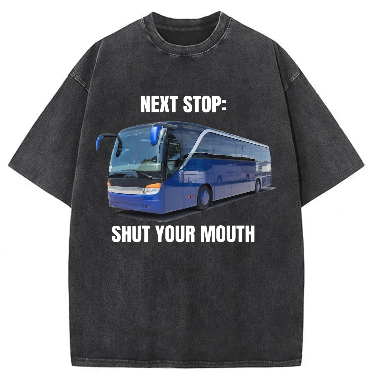 Tokyoviva Funny Meme Next Stop Washed T-shirt