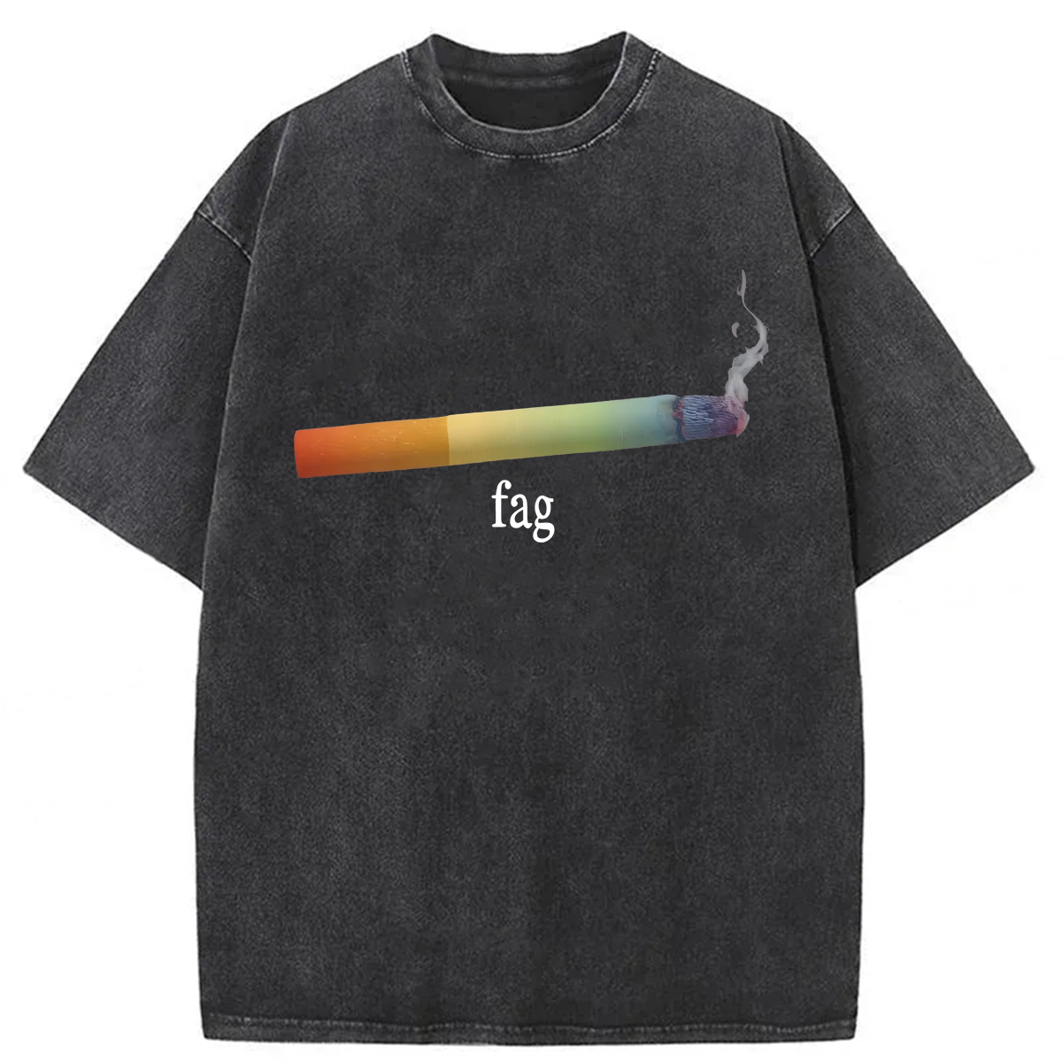 Tokyoviva Lgbt Meme Smoke Washed T-shirt