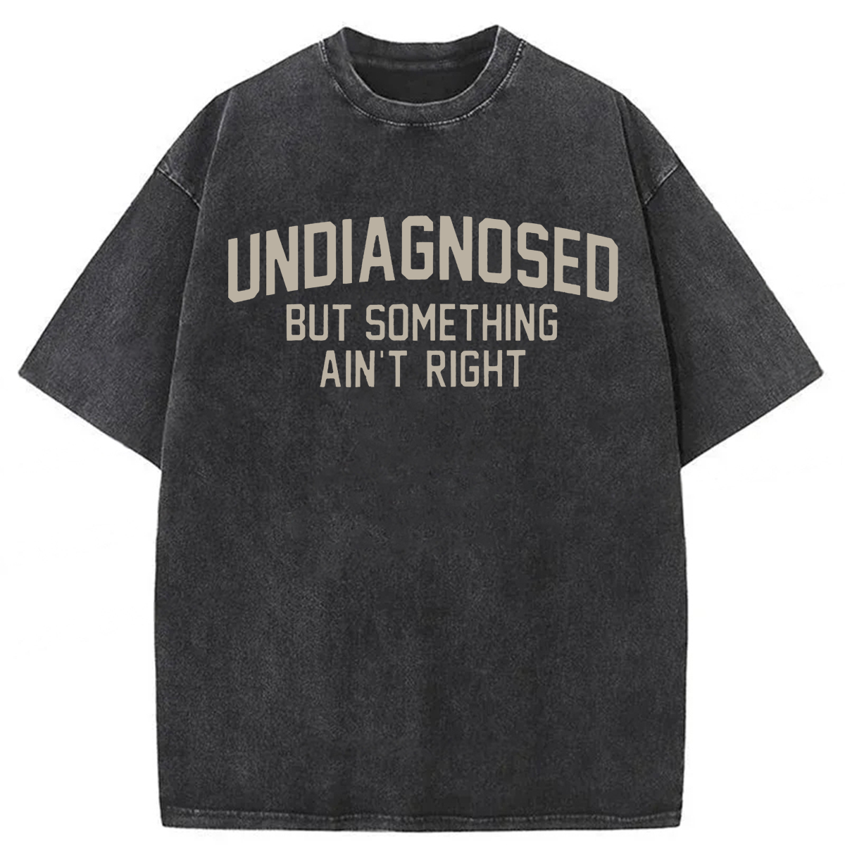 Tokyoviva Undiagnosed But Something Ain't Right Washed T-shirt