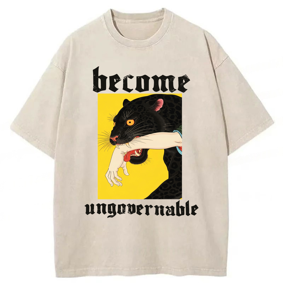 Tokyoviva Become Ungovernable Washed T-shirt