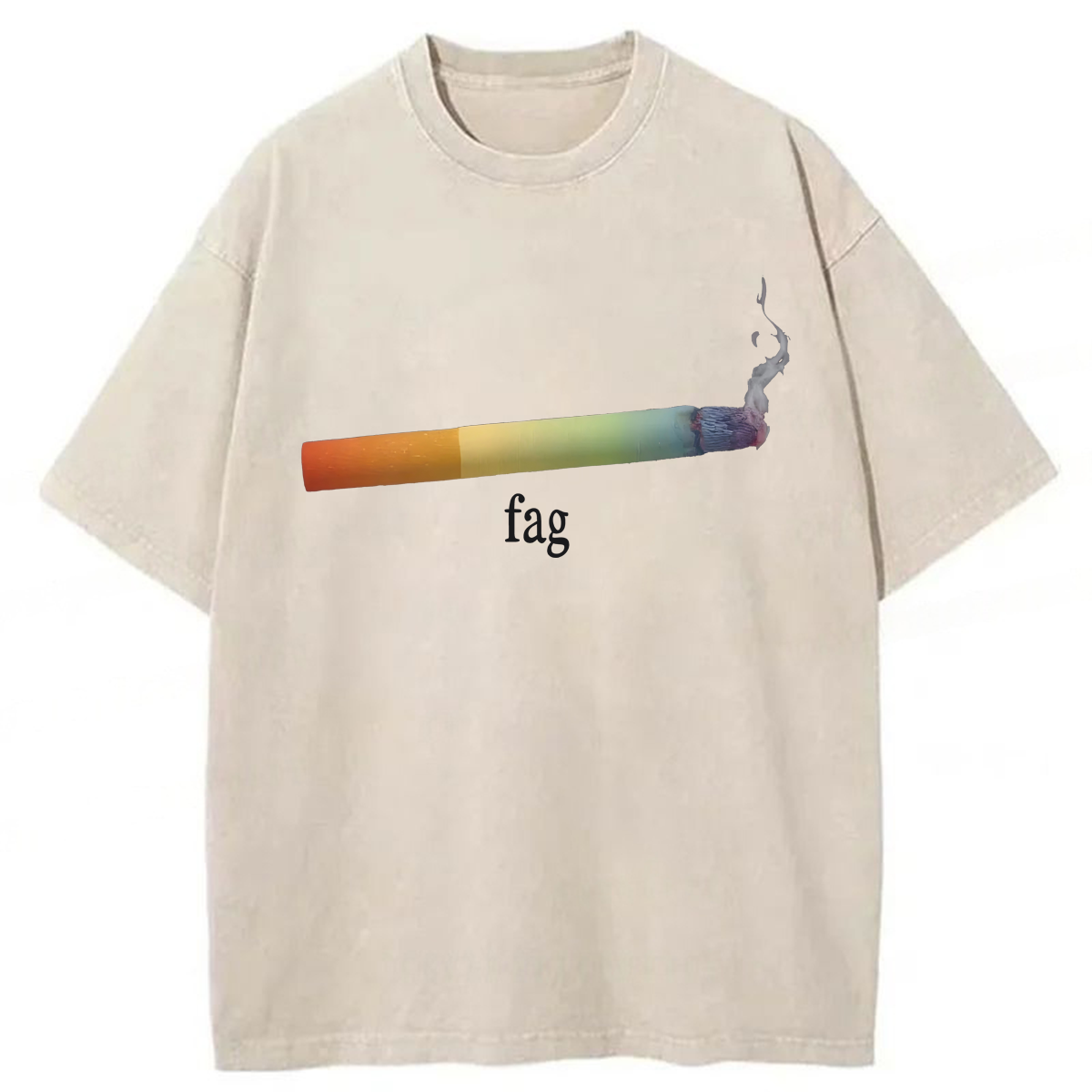 Tokyoviva Lgbt Meme Smoke Washed T-shirt