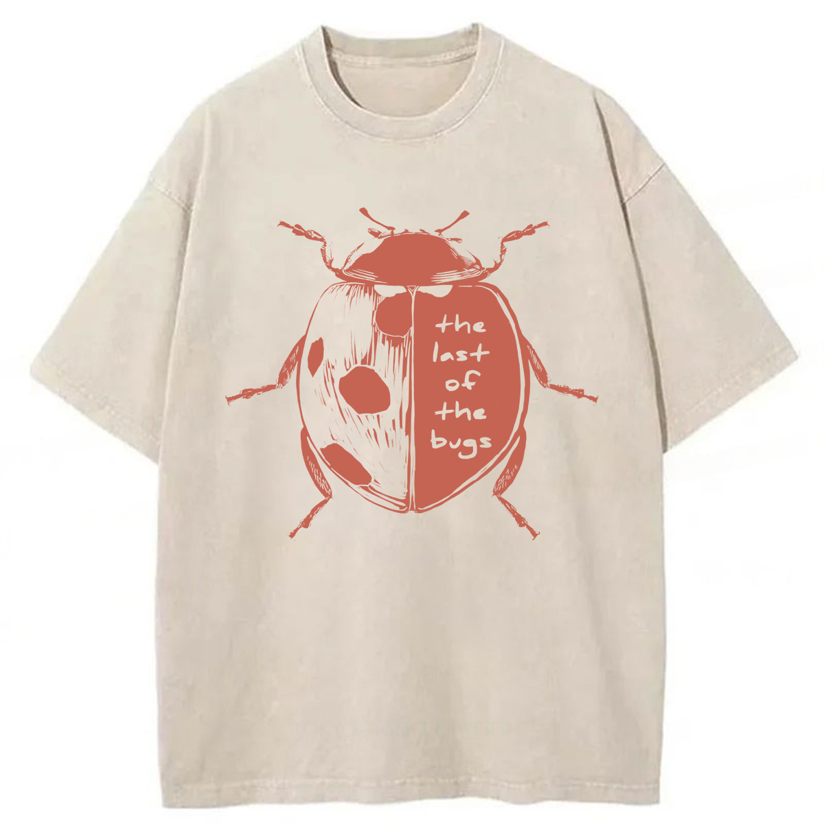 Tokyoviva The Last Of The Bugs Ladybug Washed T-shirt