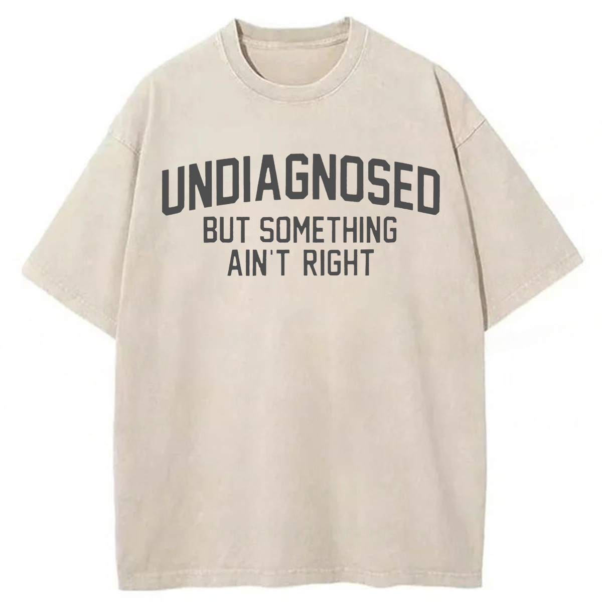 Tokyoviva Undiagnosed But Something Ain't Right Washed T-shirt