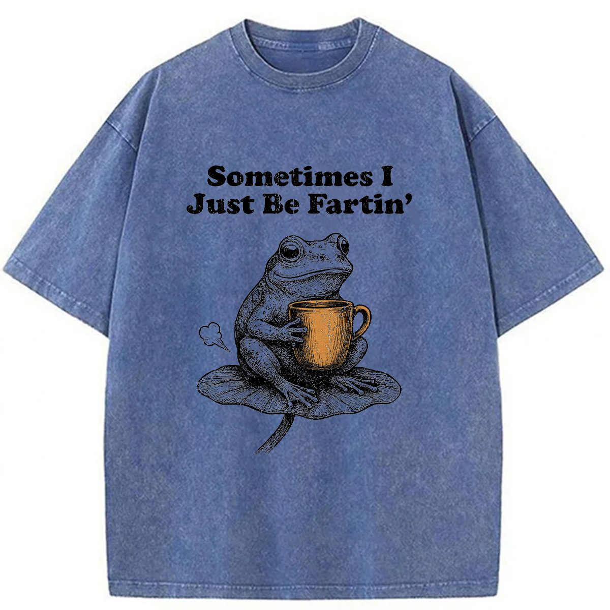 Tokyoviva Farting Frog Washed T-shirt