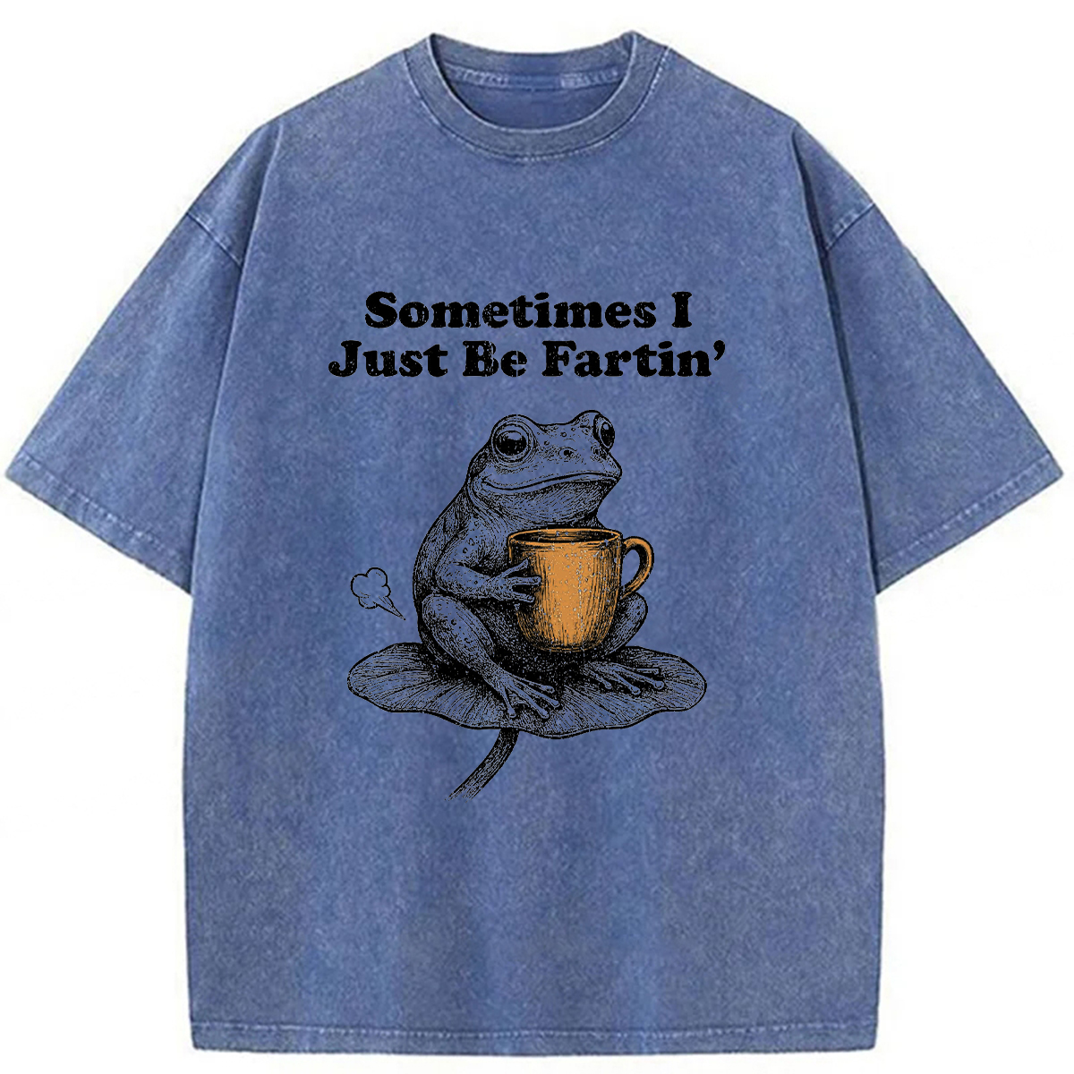 Tokyoviva Farting Frog Washed T-shirt
