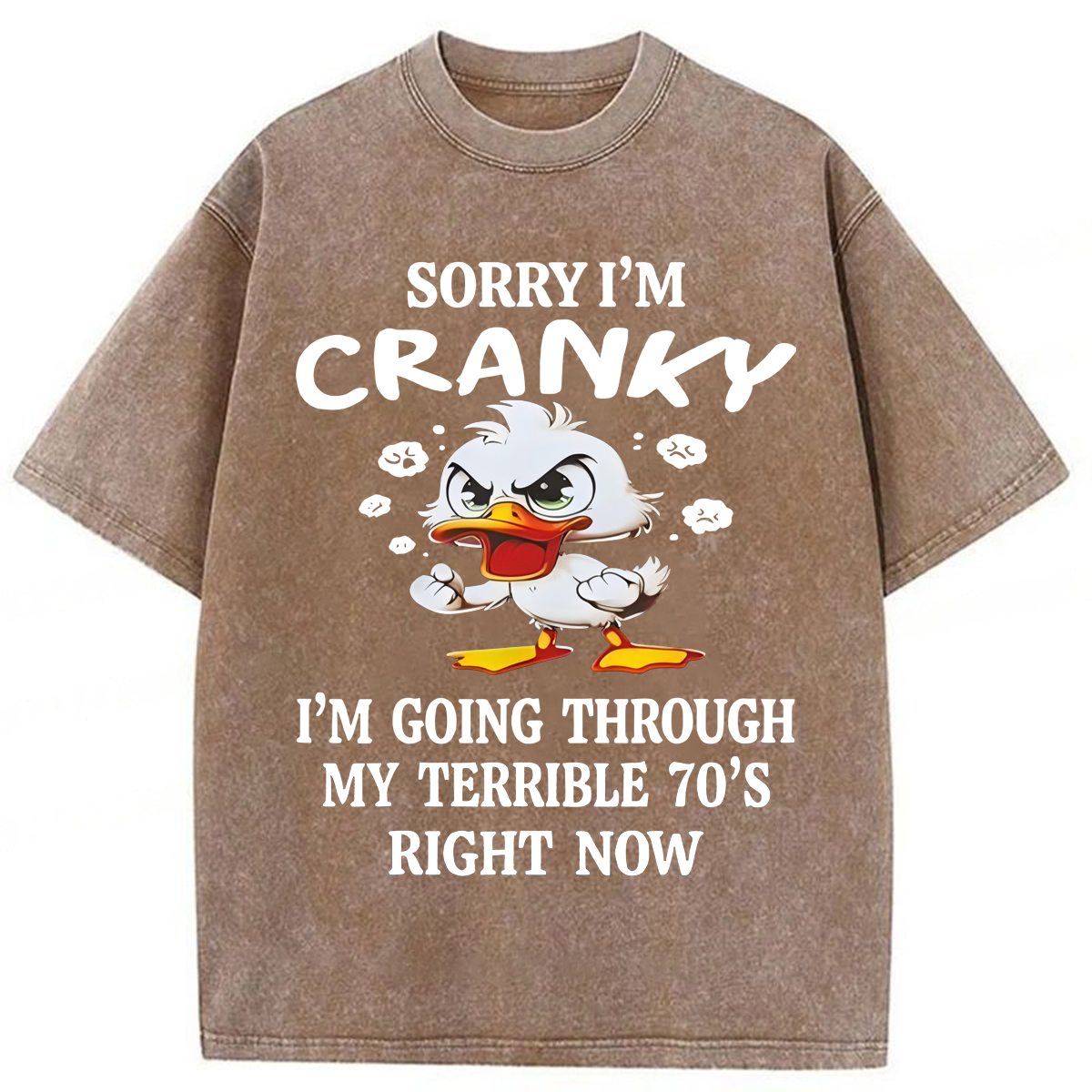 Tokyoviva Sorry I'm Cranky Washed T-shirt