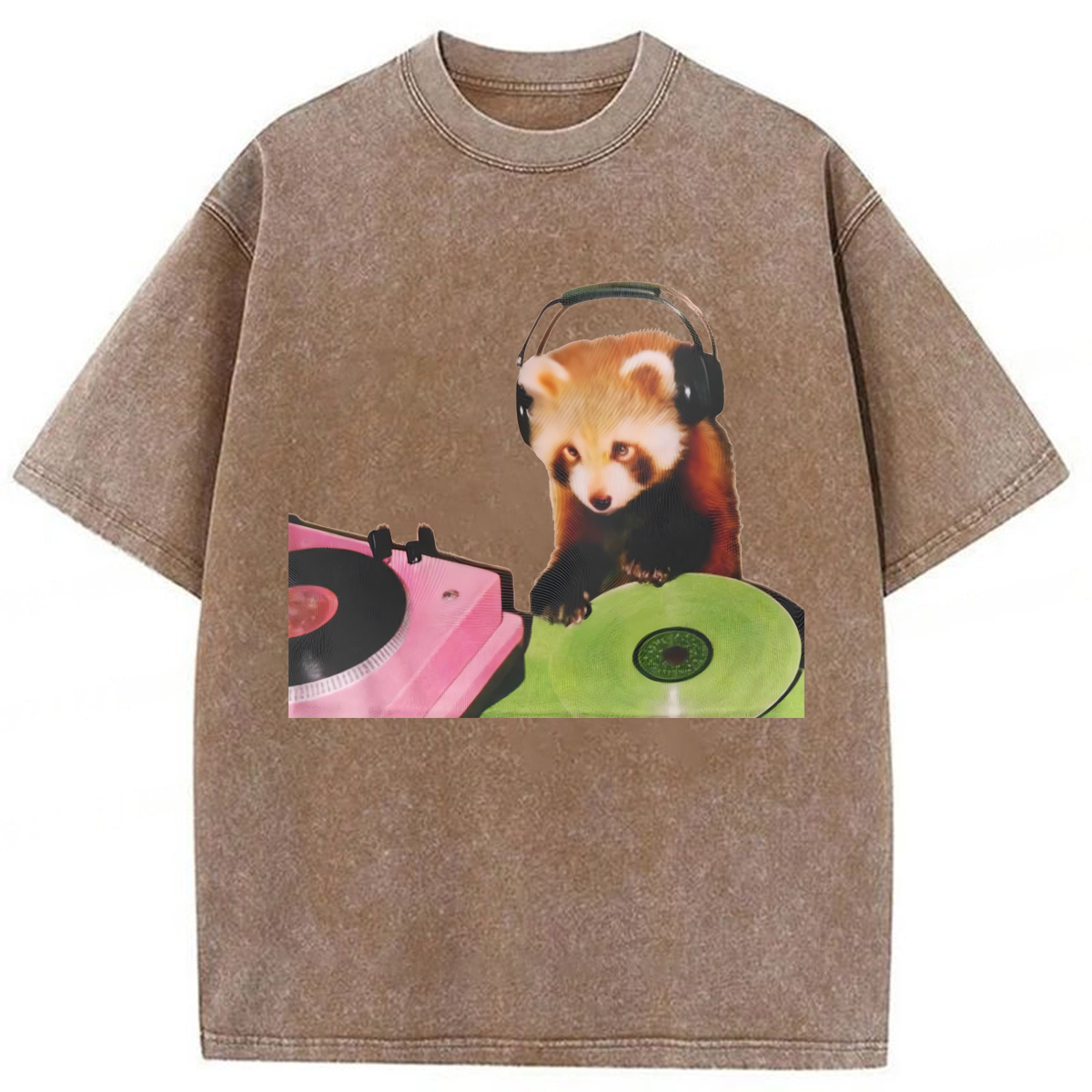 Tokyoviva Red Panda DJ Washed T-shirt
