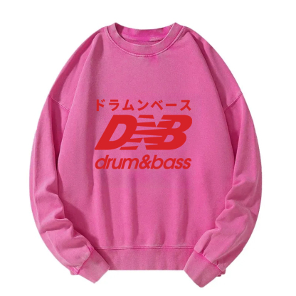 Drum And Bass Japan Washed Sweatshirt