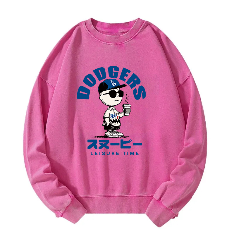 Dodger Snoopy Vintage Japanese Washed Sweatshirt