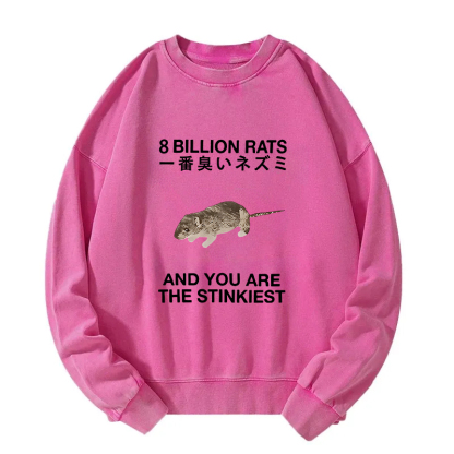 World's Stinkiest Rat Washed Sweatshirt