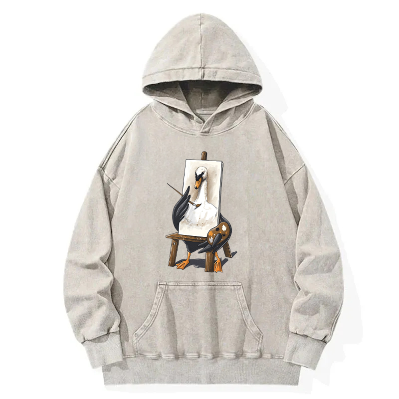 Goose's Self-Portrait Washed Hoodie
