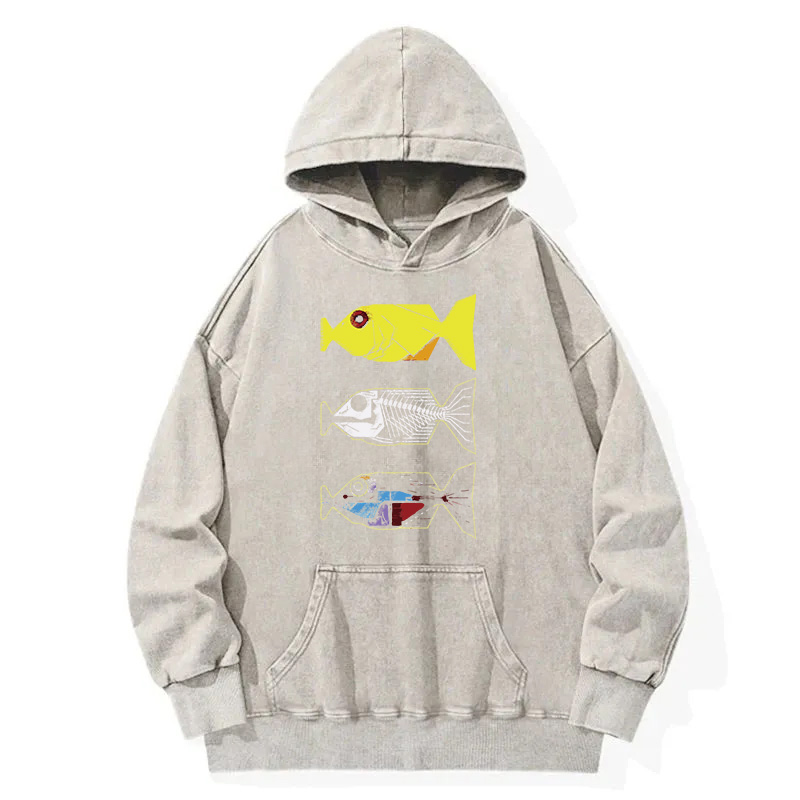 The Oddest Fish In The Universe Washed Hoodie