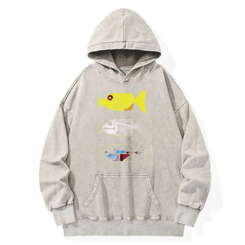 The Oddest Fish In The Universe Washed Hoodie