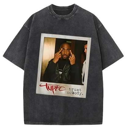 TUPAC SHAKUR Trust Nobody Washed T-Shirt
