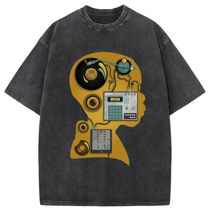 J Dilla DJ Washed T-Shirt