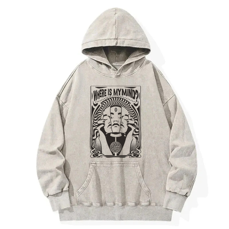 Where Is My Mind ? Washed Hoodie