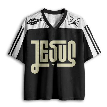 Baddiecat JESUS IS THE WAY Mesh Jersey