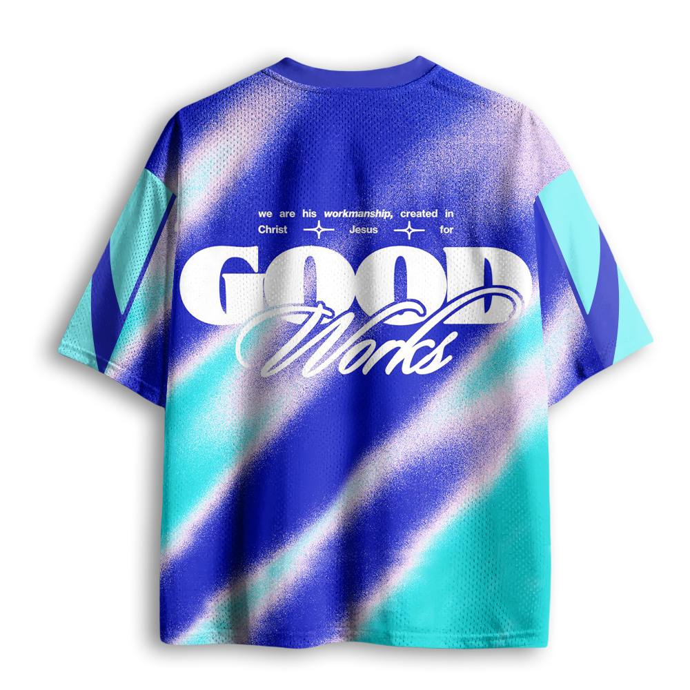 Baddiecat Jesus For Good Works Mesh Jersey