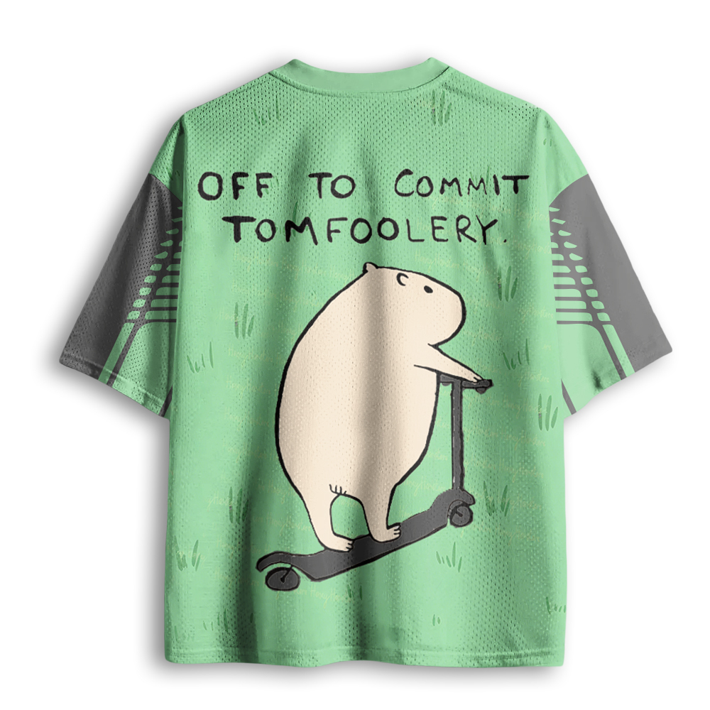 Baddiecat Off To Commit Tomfoolery Mesh Jersey