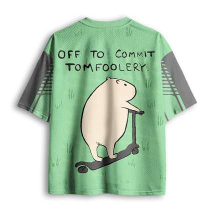 Baddiecat Off To Commit Tomfoolery Mesh Jersey