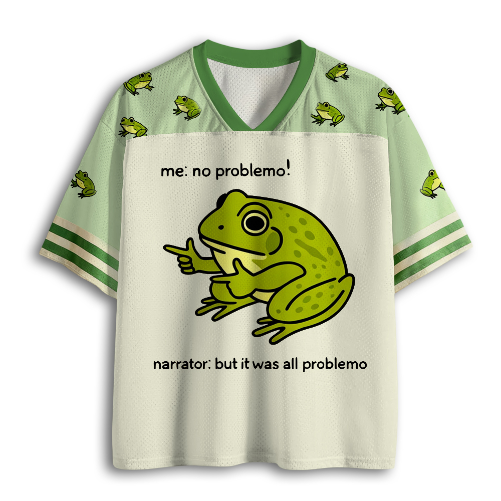 Tokyoviva Funny Frog Me No Problemo Mesh Jersey