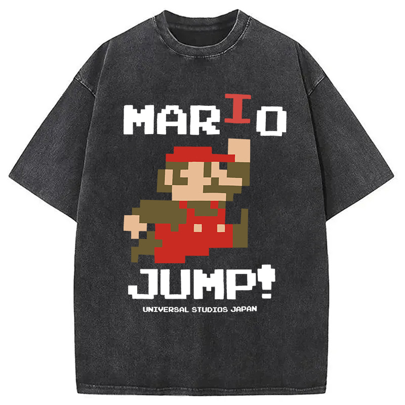 Nintendo Mario Jump Washed T-Shirt