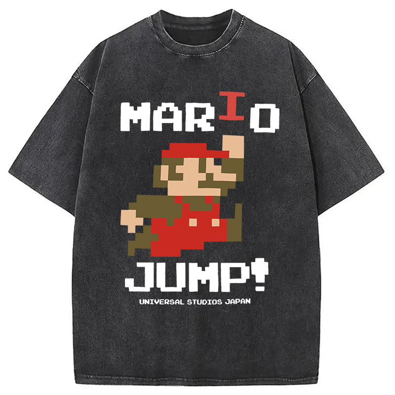 Nintendo Mario Jump Washed T-Shirt