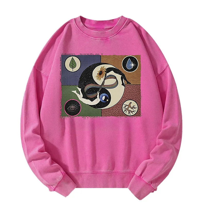 The Rotation Of Seasons Washed Sweatshirt