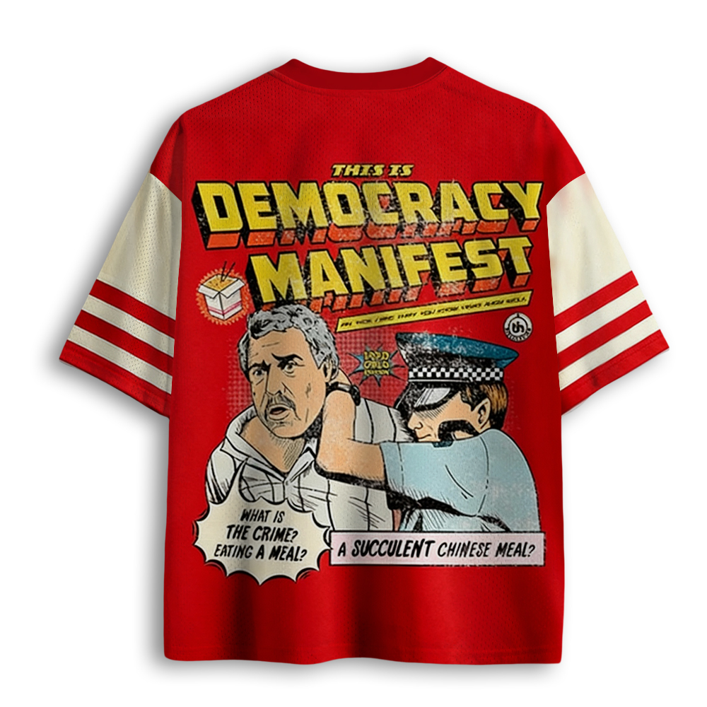 Baddiecat This Is Democracy Mesh Jersey