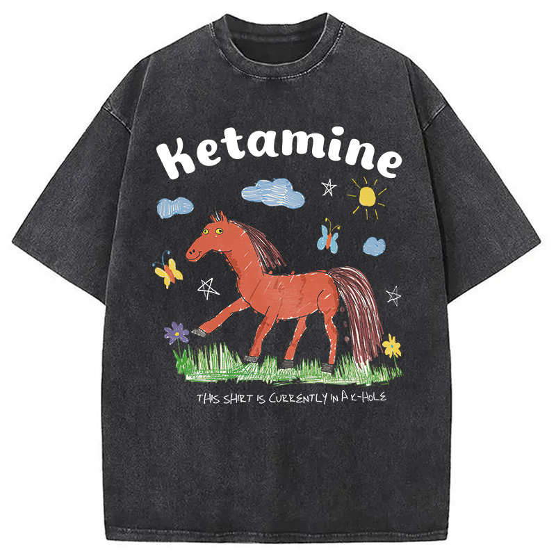 I Do Ketamine Washed T-Shirt
