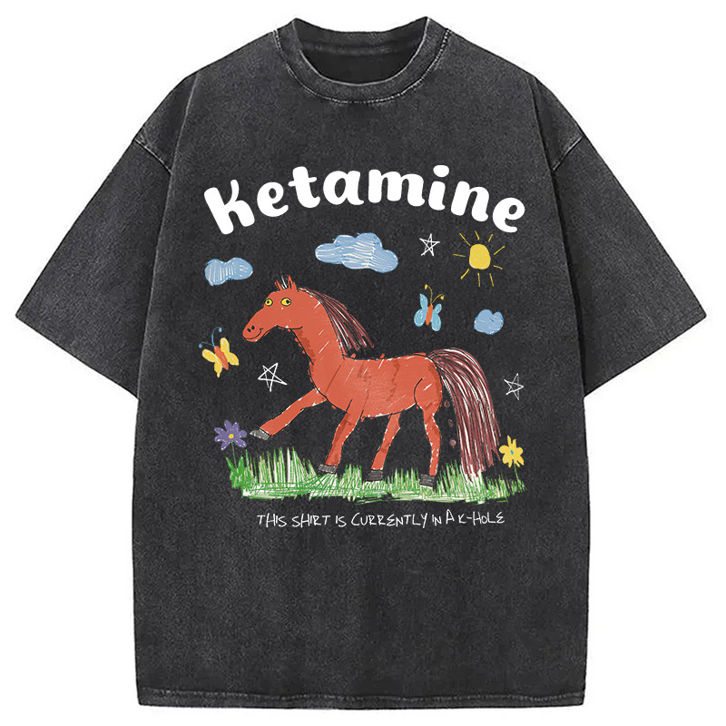 I Do Ketamine Washed T-Shirt