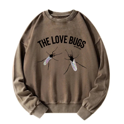 The Love Bugs Washed Sweatshirt