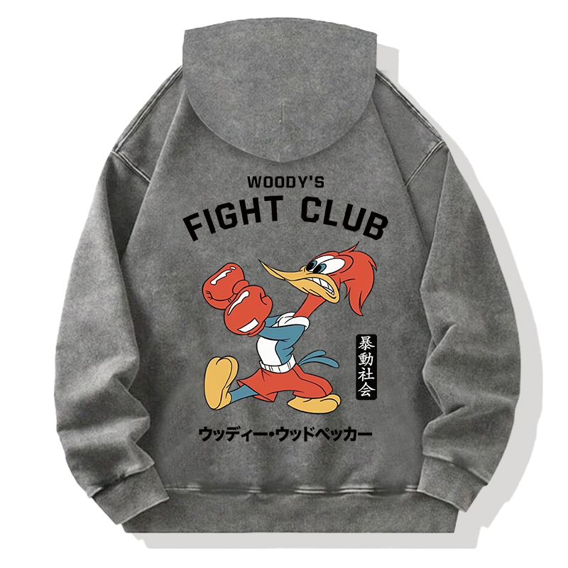Fight Club Back Washed Hoodie