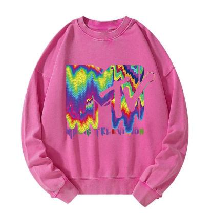 Music Television Washed Sweatshirt