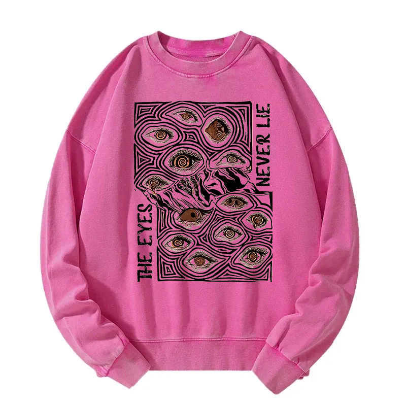 Behind The Eyes Washed Sweatshirt