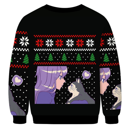 Best Company Cat Christmas Ugly Sweatshirts