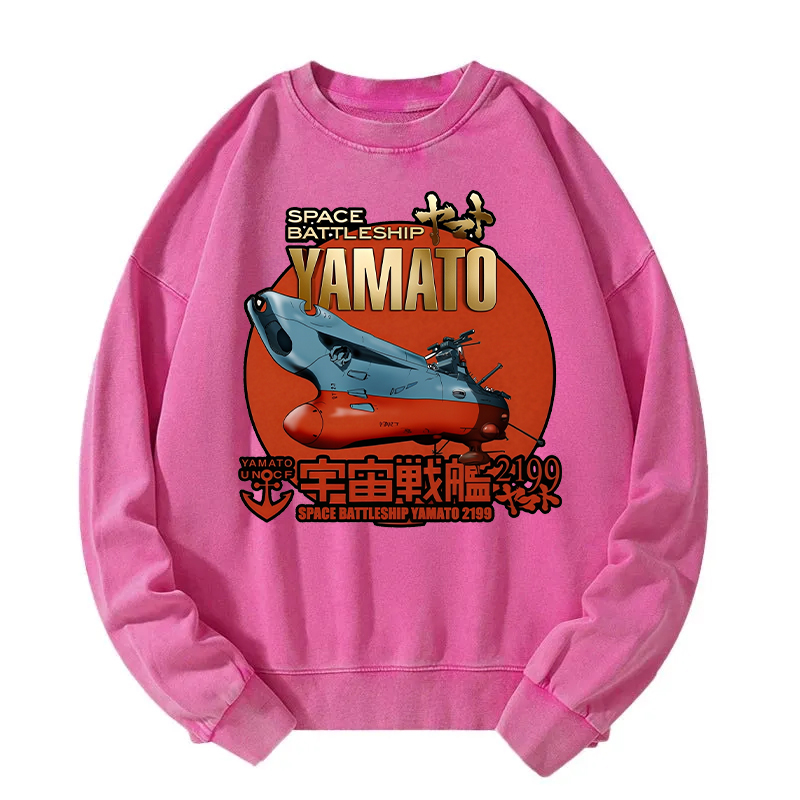 Space Battleship Yamato Washed Sweatshirt
