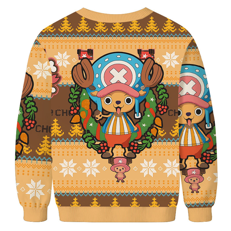 Tony Chopper One Piece Christmas Ugly Sweatshirt