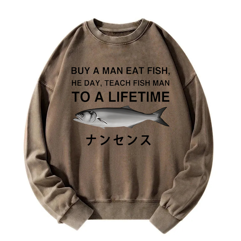 Funny To A Lifetime Washed Sweatshirt