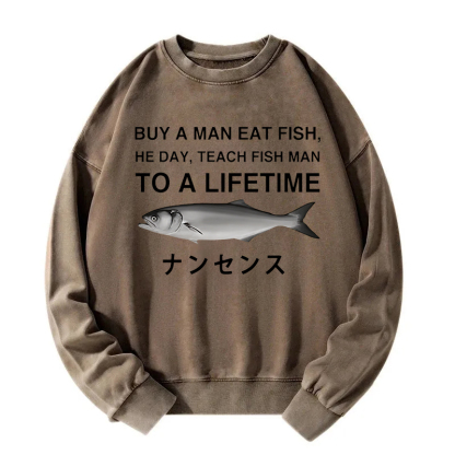 Funny To A Lifetime Washed Sweatshirt