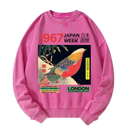 Art Studio Exhibition Japanese Washed Sweatshirt